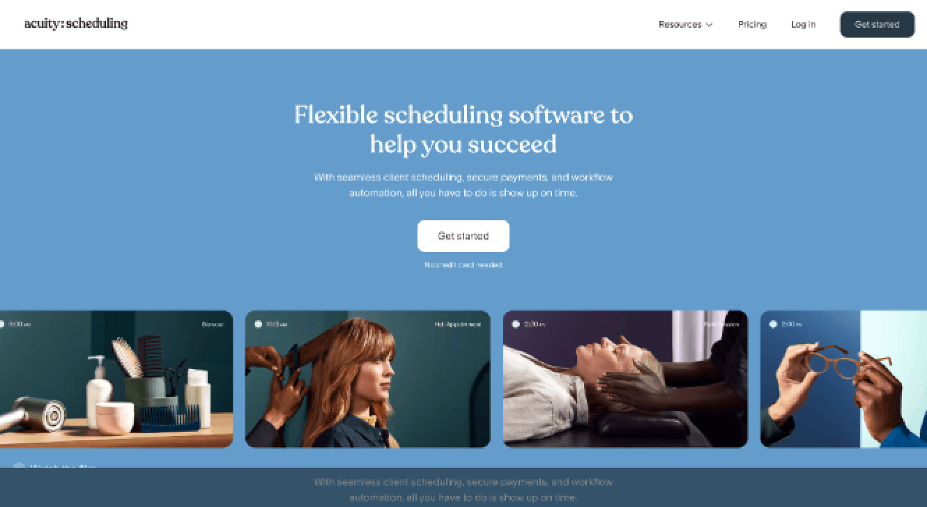 Source: Acuity Scheduling Official Website