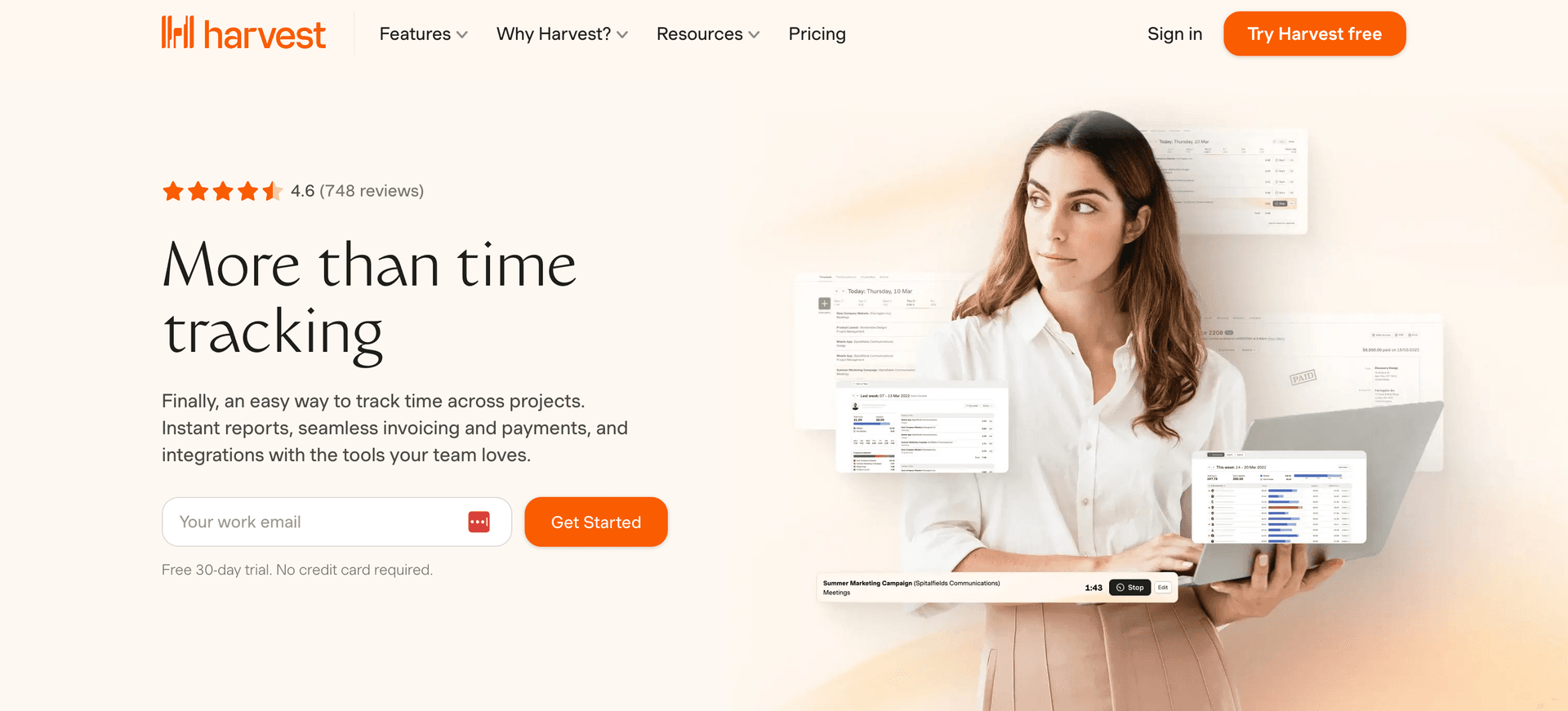 Harvest Website