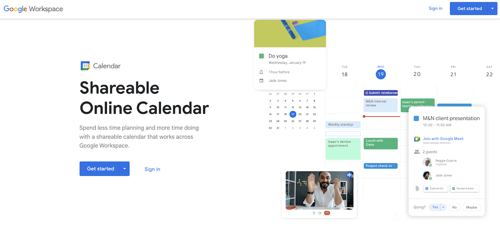 Source: calendar.google.com