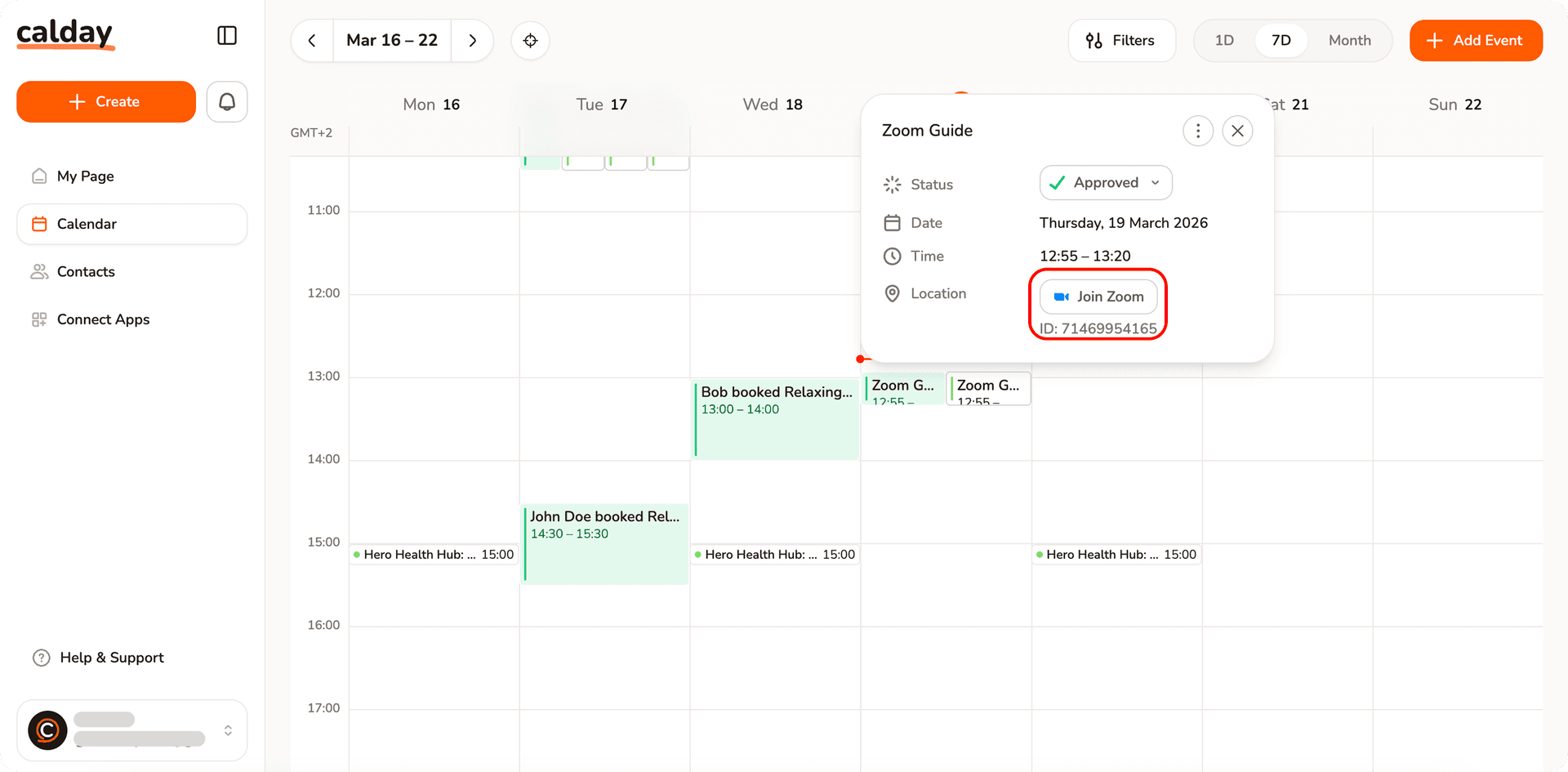 Get you zoom meeting url