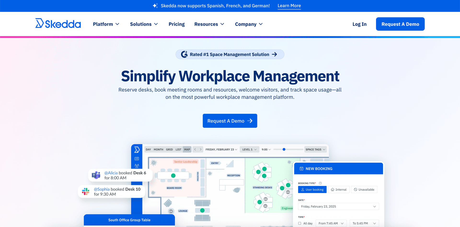 Skedda Website